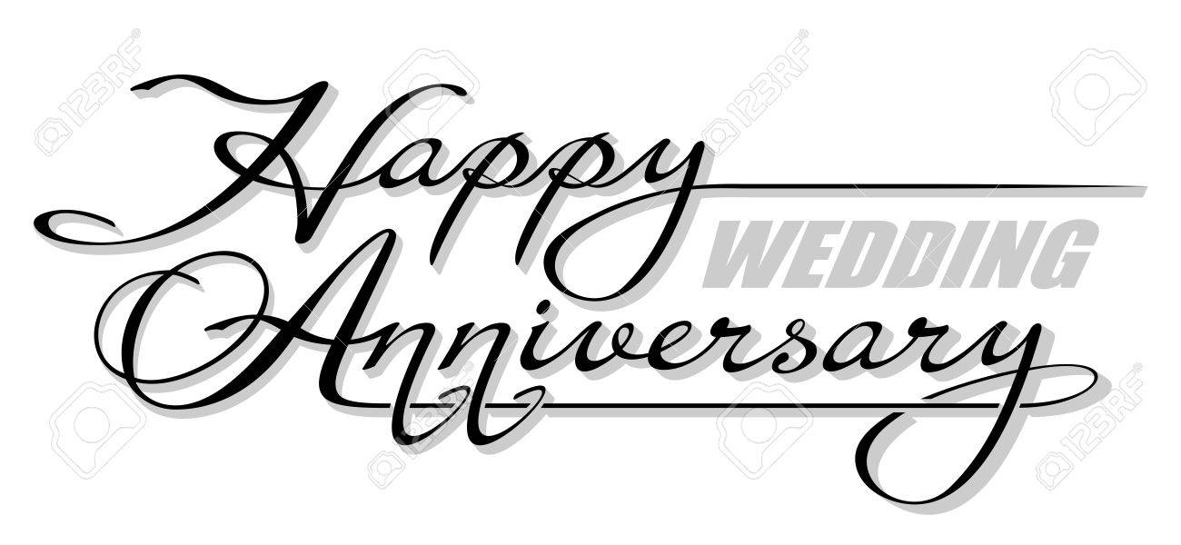 1300x600 Underscore Handwritten Text Happy Wedding Anniversary