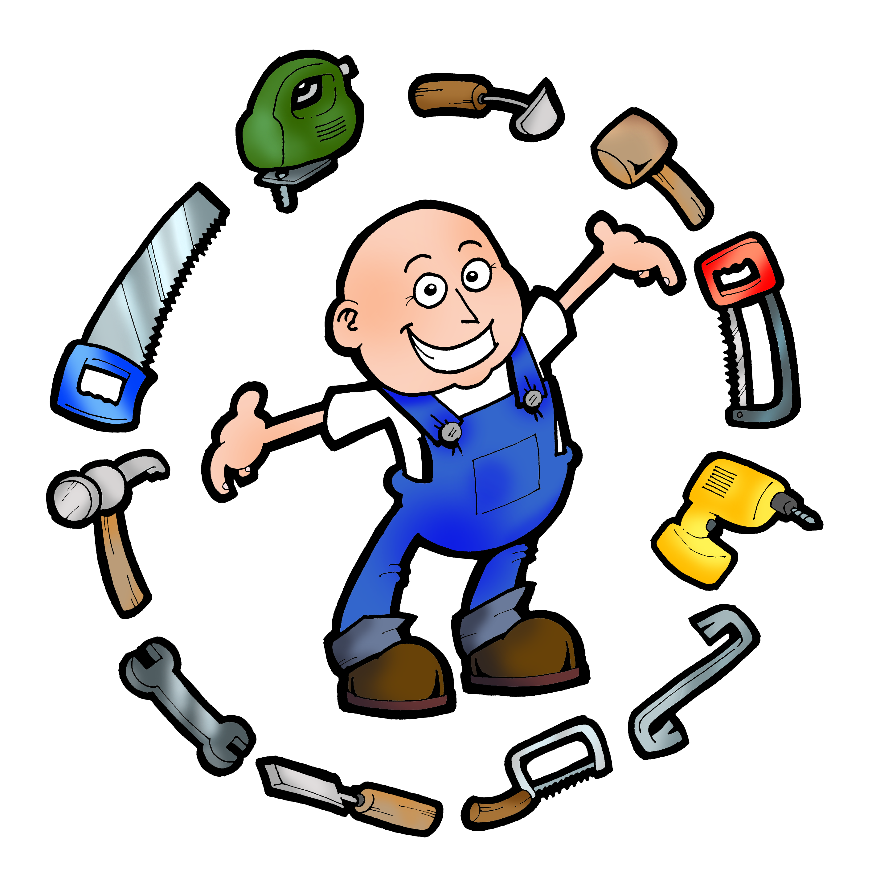 2842x2894 Free Handyman Logos Clipart 3
