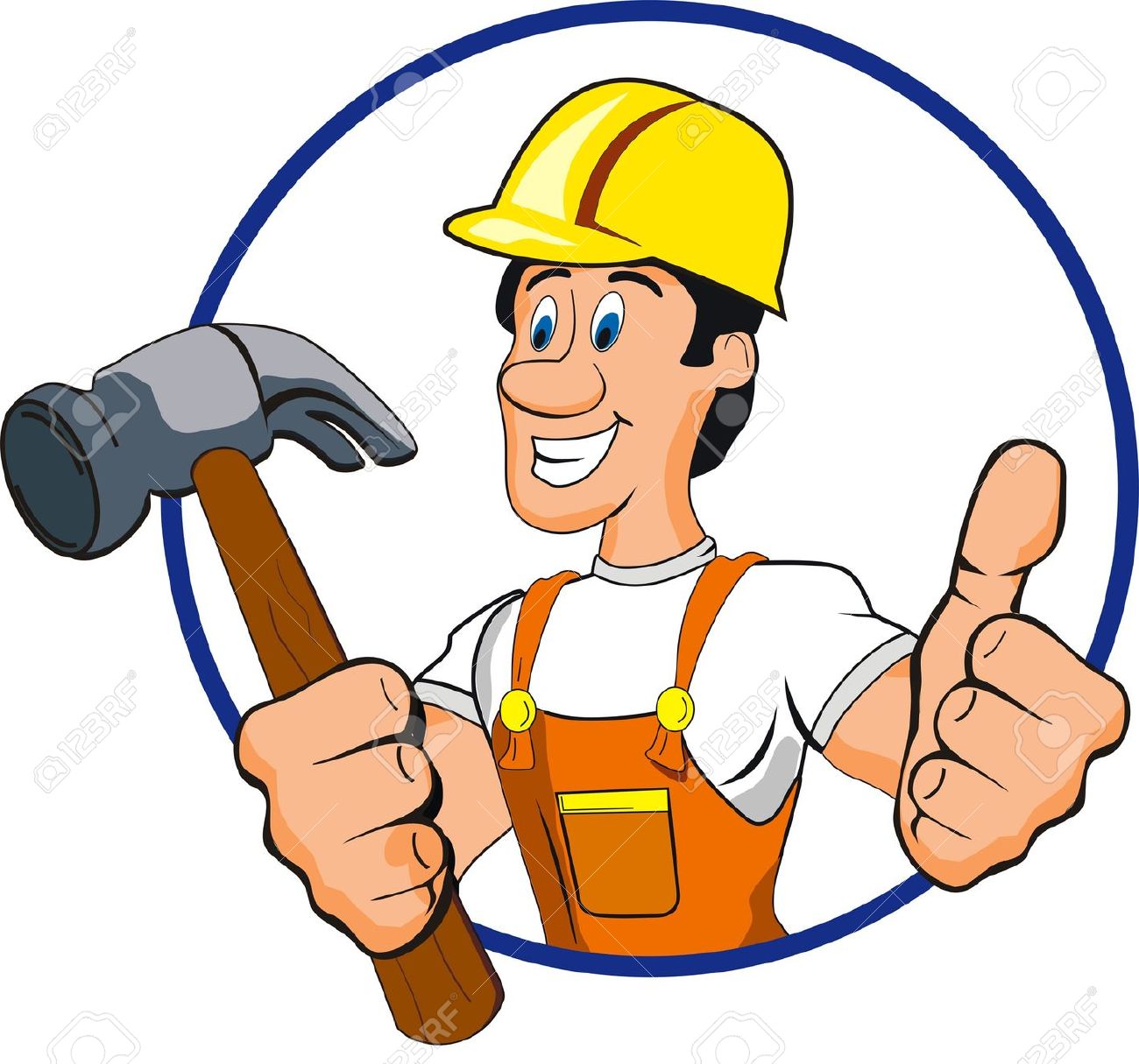 1300x1215 Free Vector Handyman Clipart