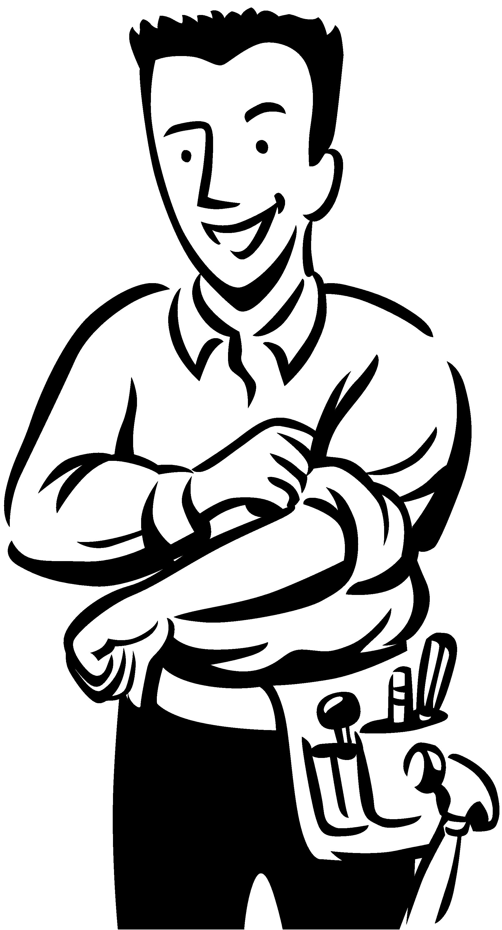 1946x3600 Handyman Clipart