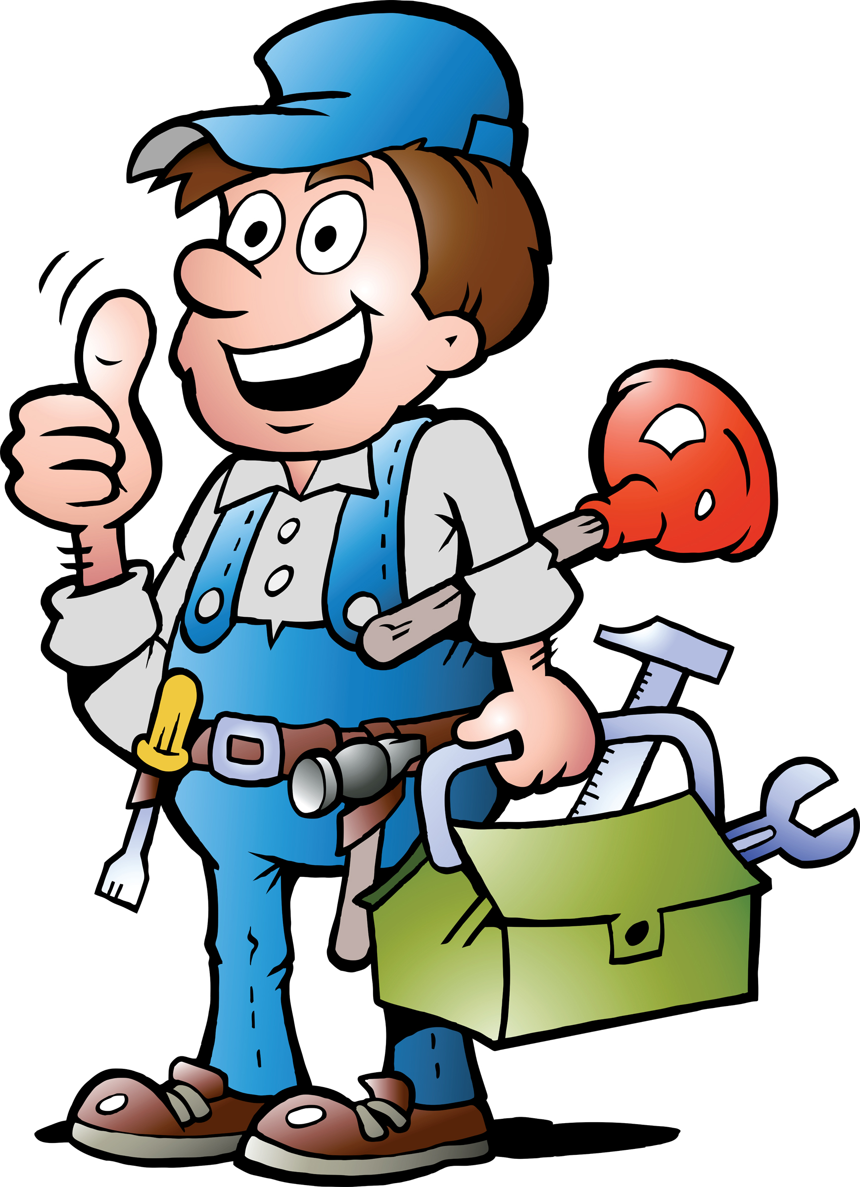 1738x2400 Handyman Clip Art Clipartfest