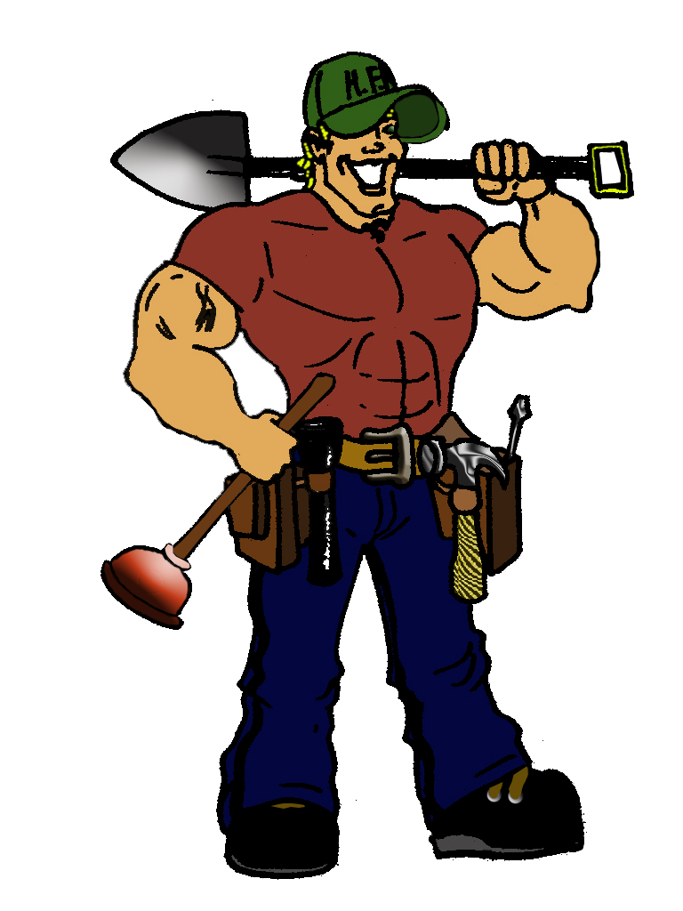 768x1024 Black Clipart Handyman