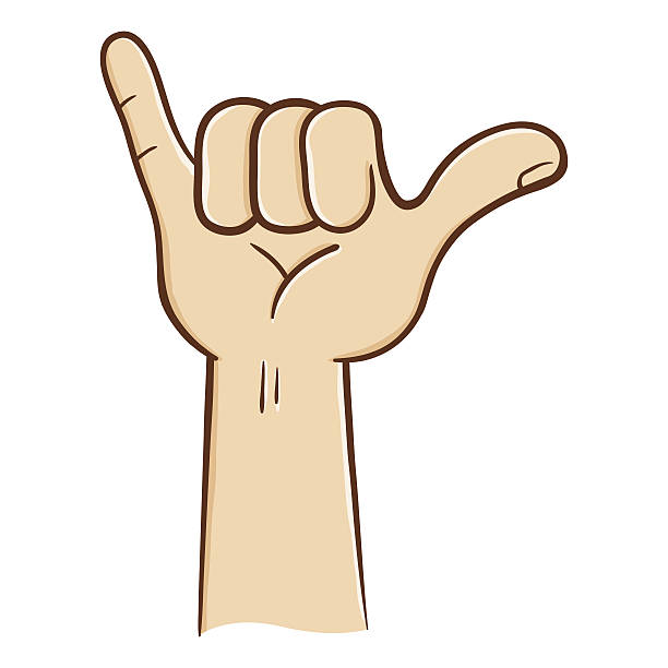 612x612 Hand Gesture Clipart Hang Loose