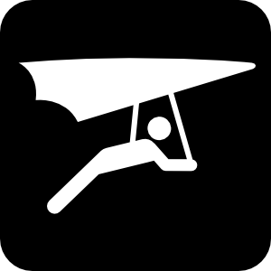 300x300 Hang Glider 2 Clip Art