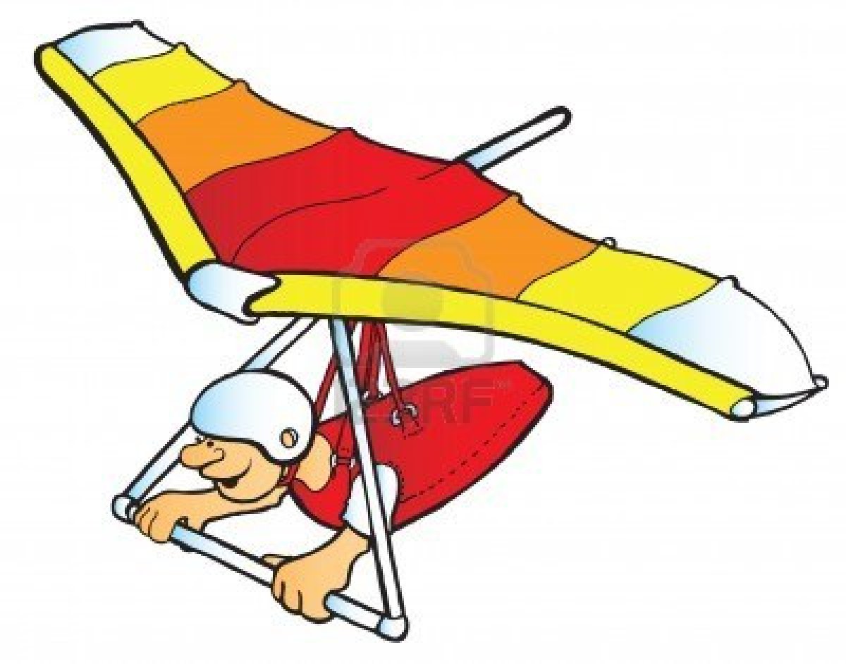 1200x942 Hang Glider Clip Art Clipart