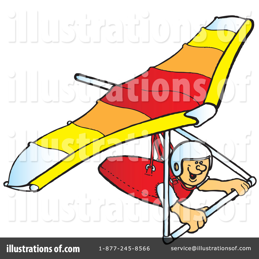 1024x1024 Hang Glider Clipart