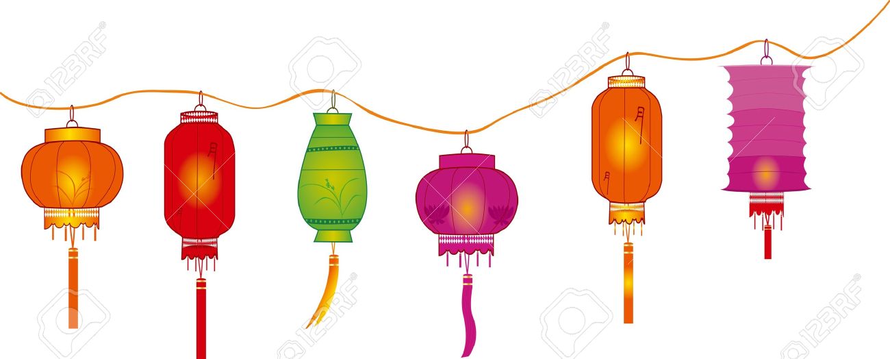 1300x524 Lantern Clipart Hanging