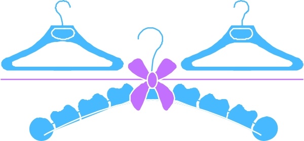 600x279 Clothes Hangers Clip Art Free Vector In Open Office Drawing Svg