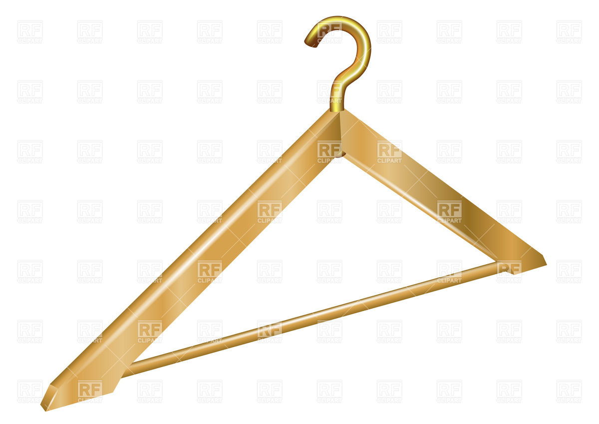 1200x849 Wooden Hanger Royalty Free Vector Clip Art Image