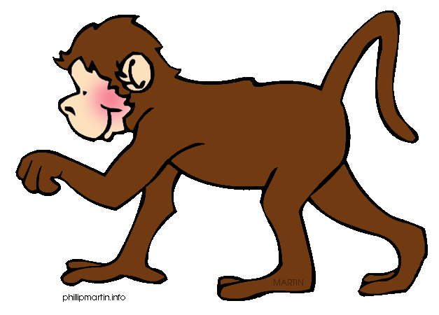 627x450 Hanging Monkey Clipart Free Clipart Images