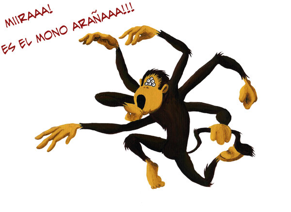600x436 Top 92 Spider Monkey Clip Art