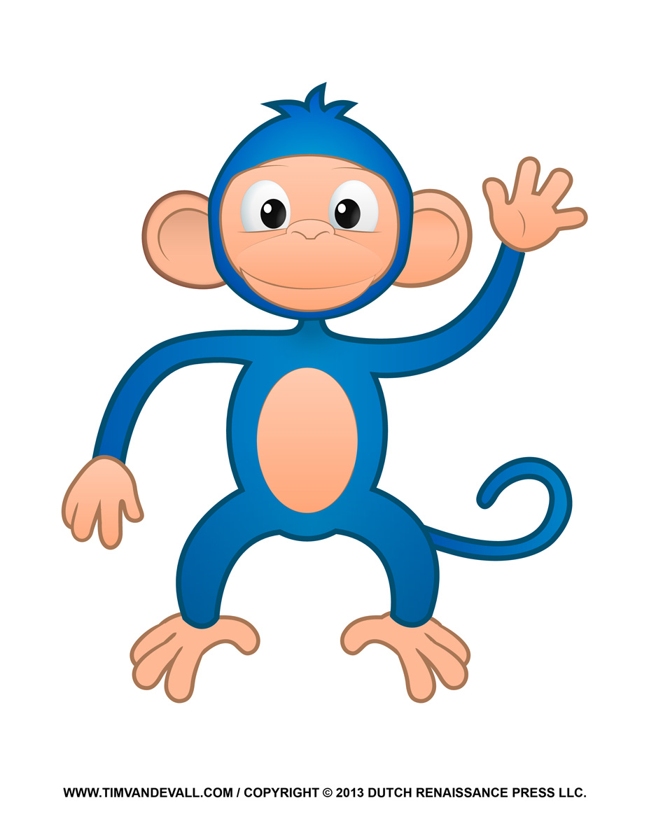 927x1200 Printable Monkey Clipart, Coloring Pages, Cartoon Amp Crafts For Kids