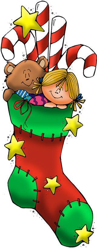 320x815 Christmas Stocking Clip Art Clip Art