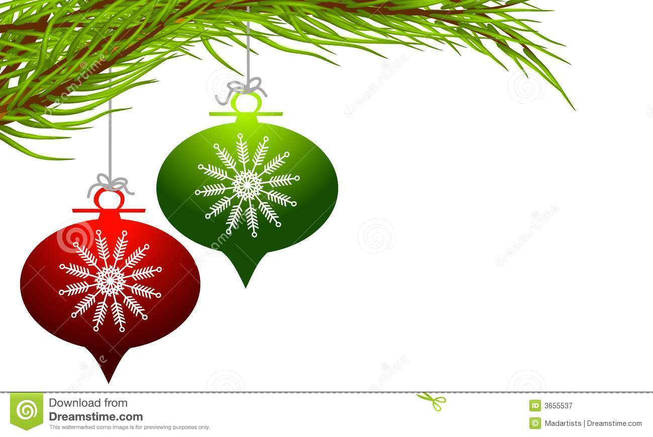 1300x870 Christmas Ornaments Clipart Retro