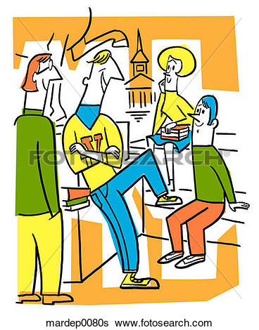 368x470 Clipart Hanging Out