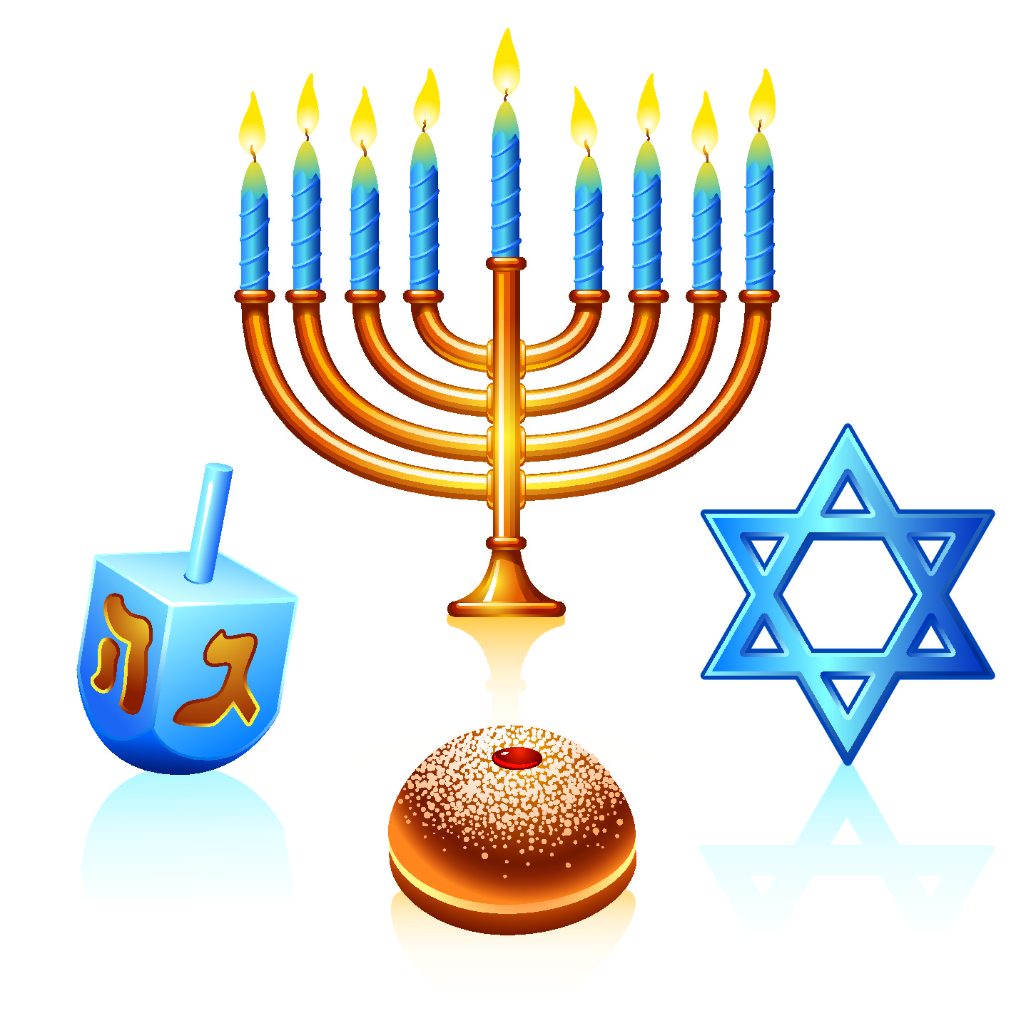 1438x1438 Jewish Holiday Symbols Clip Art