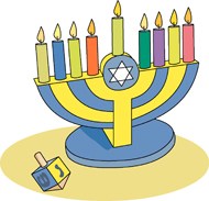 190x183 1st Day Of Hanukkah Clip Art Cliparts