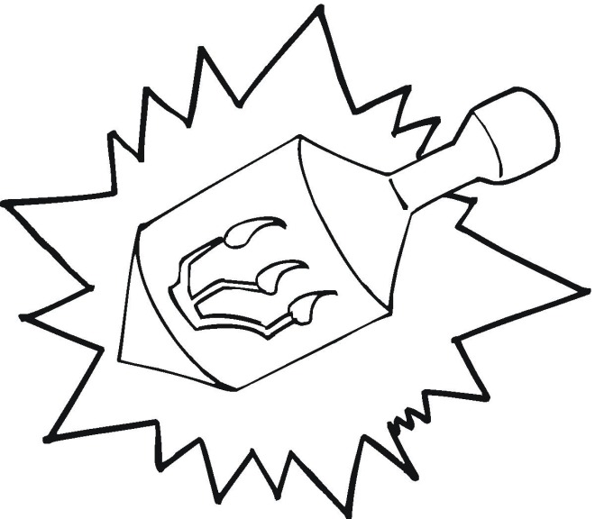 660x576 Free Hanukkah Coloring Pages