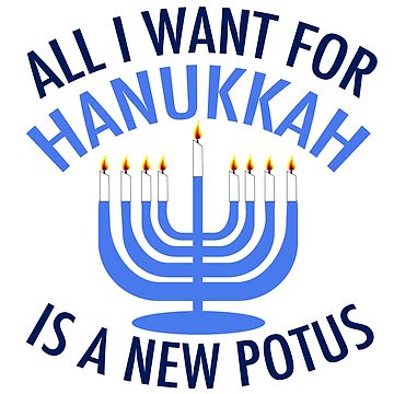 360x360 Anti Trump Hanukkah Menorah Unisex T Shirt By Elishamarie28