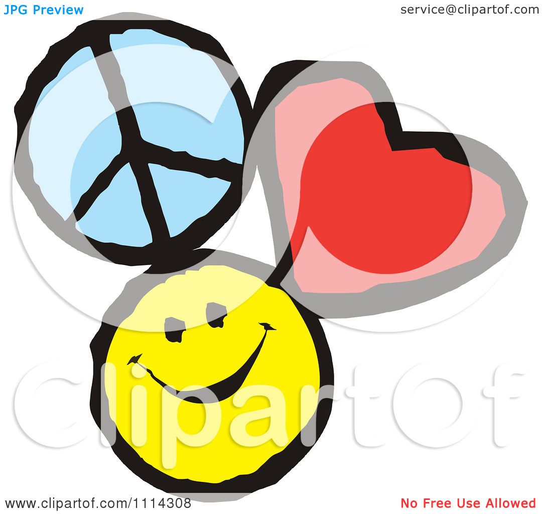 1080x1024 Peace Love Clip Art Free Cliparts