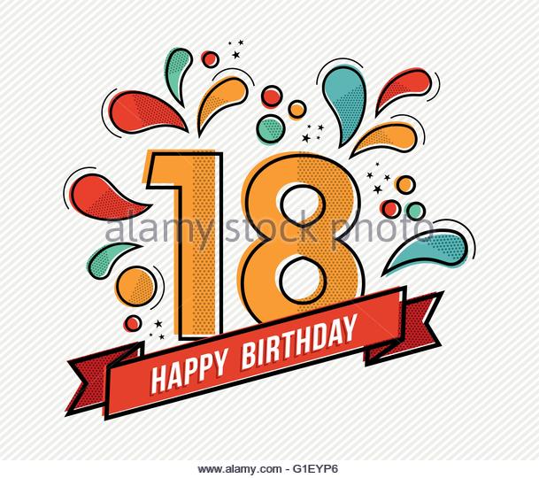 609x540 Happy 18th Birthday Stock Photos Amp Happy 18th Birthday Stock