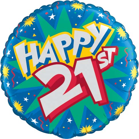 485x485 Happy 21st Birthday Clipart