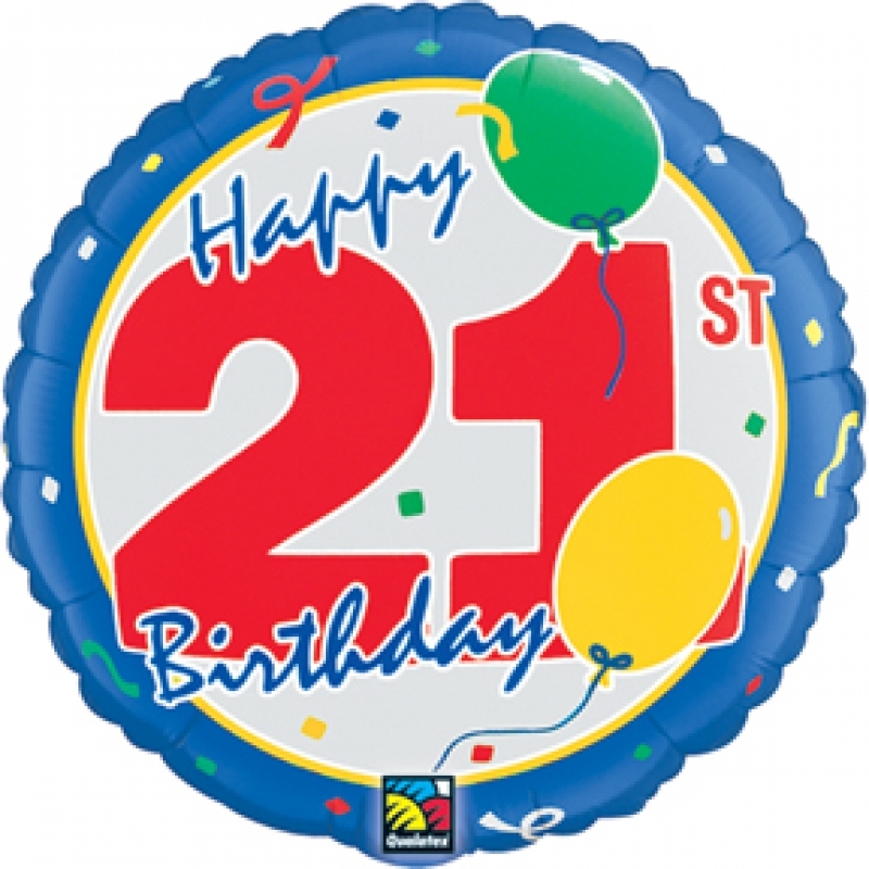 800x800 Happy 21st Birthday Clipart