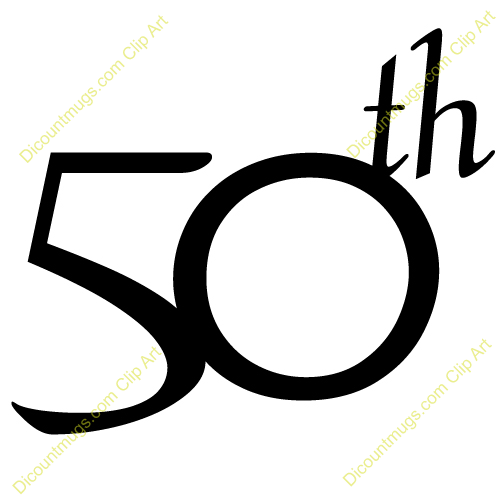 500x500 Clipart For 50th Birthday