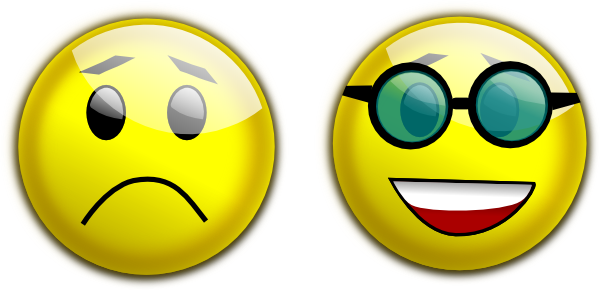 600x290 Smiley Glasses Sad Clip Art