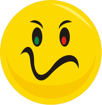 340x351 Dislike Face Clipart