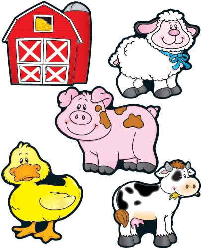 405x500 Farm Animals Clipart Happy Animal