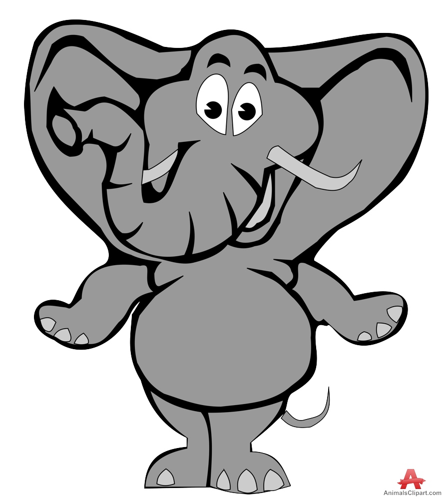 895x999 Happy Elephant Cartoon Clipart Free Clipart Design Download