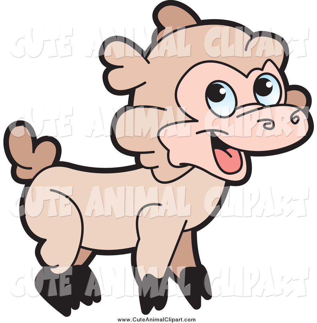 1024x1044 Vector Clip Art Of A Happy Tan Lamb By Lal Perera