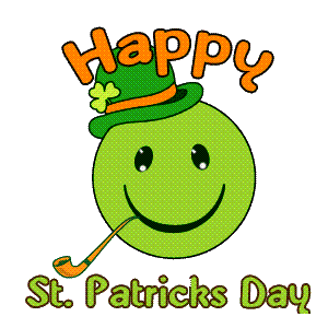 300x300 Leprechaun, Shamrock And Pot Of Gold Moving Clip Art Animations