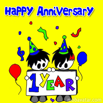 330x330 Happy 1 Year Work Anniversary Clipart