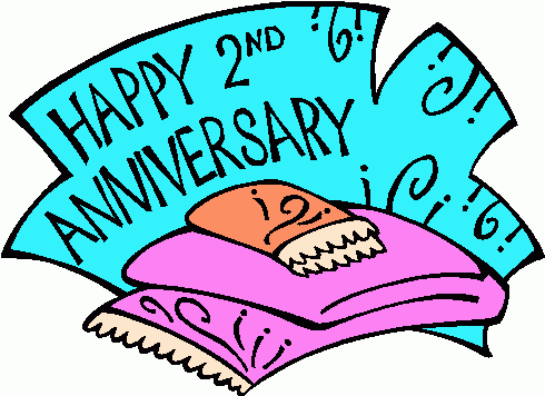 490x356 Happy 2nd Work Anniversary Clipart