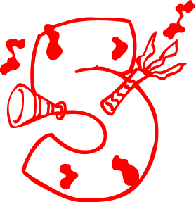 279x287 Happy 5th Anniversary Clipart