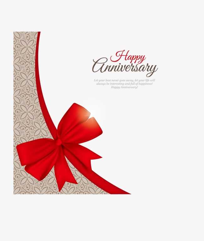 650x770 Vector Happy Anniversary Decoration, Happy Anniversary, Memorial