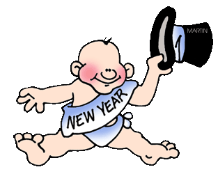 313x250 Happy New Year Baby Clipart