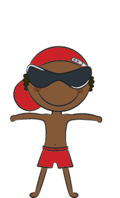 241x399 Happy Kids On The Beach