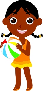 144x300 Black Girl Clipart