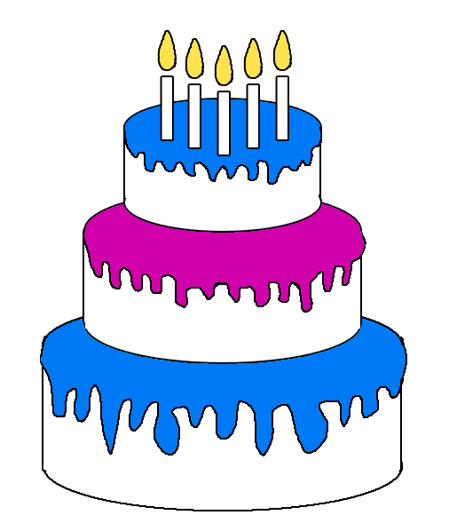 506x598 Happy Birthday Cake Clipart The Cliparts