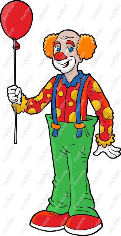411x800 Happy Birthday Clown Clip Art