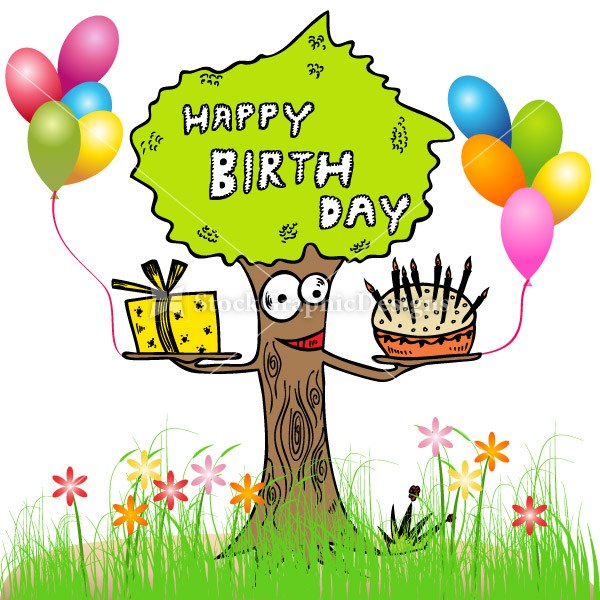 600x600 Happy Birthday Vector Vector Amp Photoshop Brushes Stock Graphic