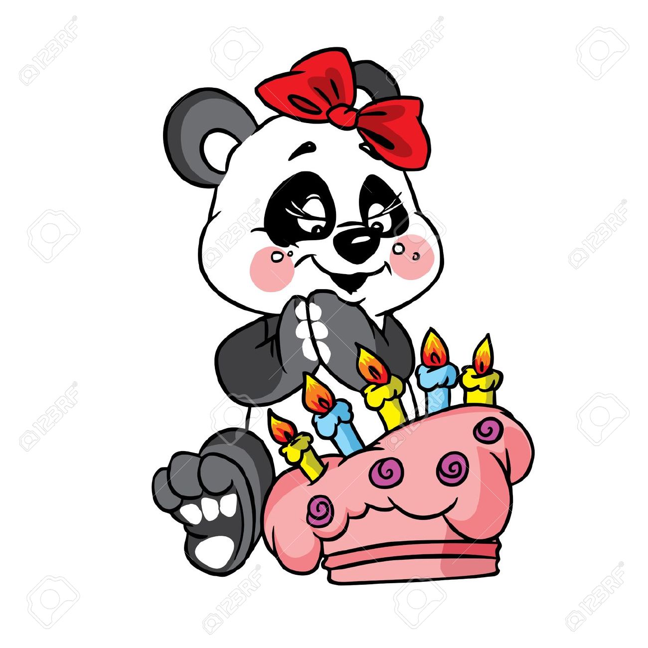 1300x1300 Panda Clipart Happy Birthday
