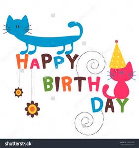 281x300 Funny Cat Happy Birthday Clip Art