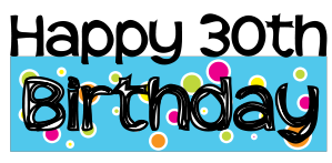 299x147 30th Birthday Clip Art Many Interesting Cliparts