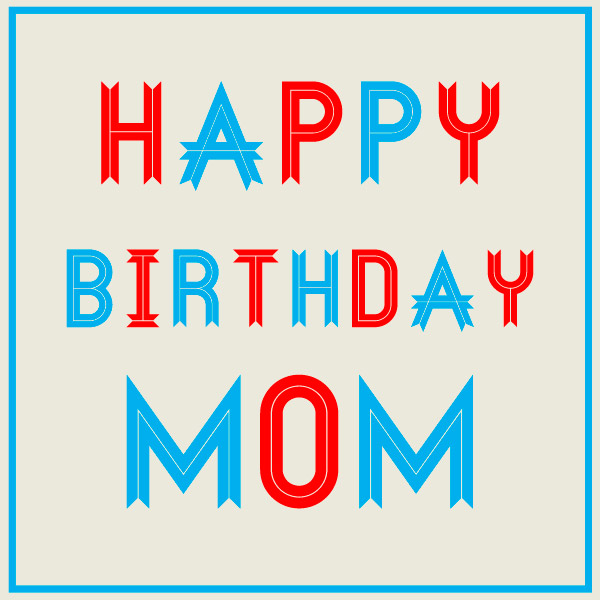 600x600 Birthday Mom Clipart Free