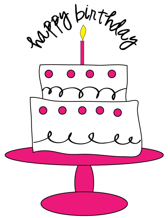 700x908 Funny Birthday Cake Clip Art
