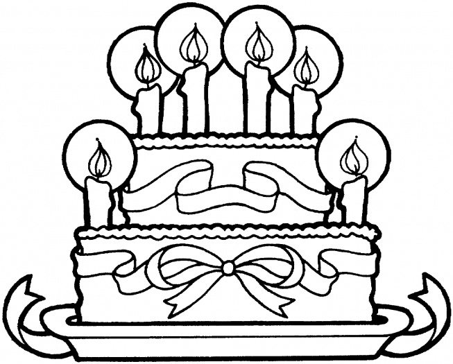 Happy Birthday Coloring Pages | Free download on ClipArtMag